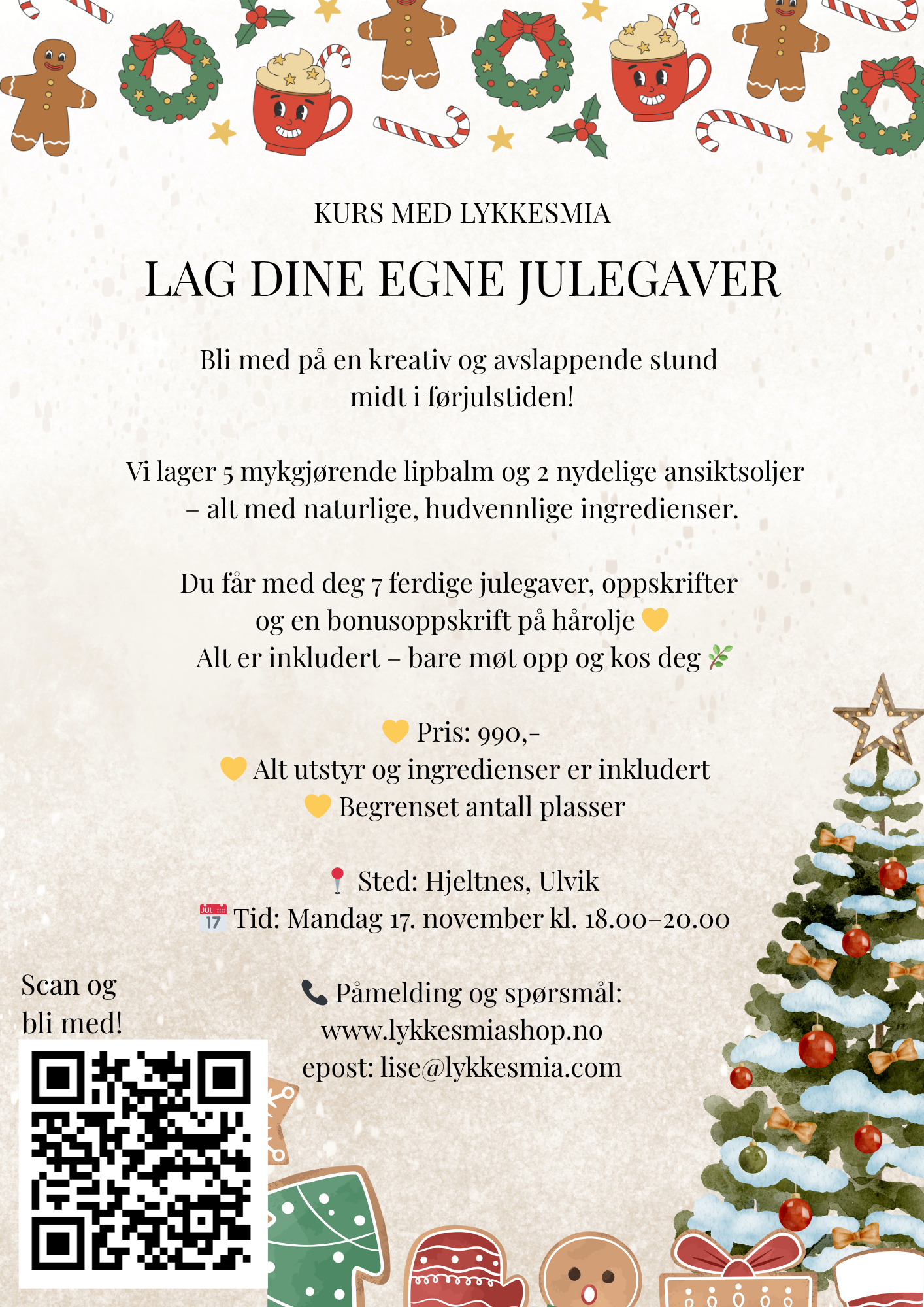 Lag dine egne julegaver - Hjeltnes, Ulvik