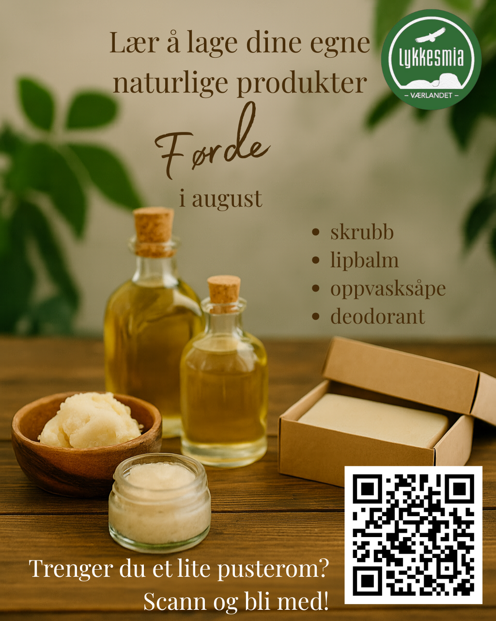 Naturlig hverdag - et praktisk kurs. Førde barneskule - 25. august 2025