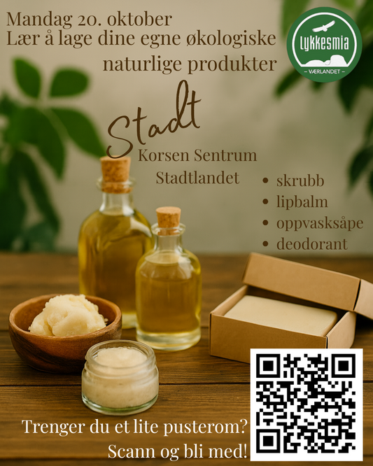 Naturlig hverdag - et praktisk kurs. Stad kunstkafe på Stadtlandet - 20. oktober.