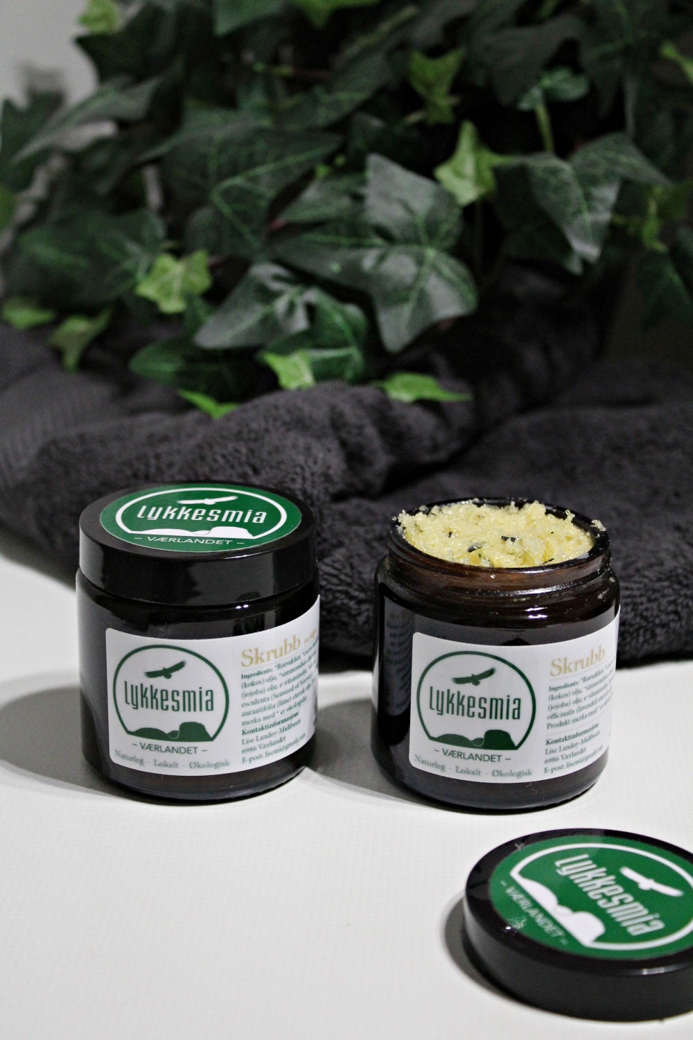 Kroppsskrubb med lime og tare, liten