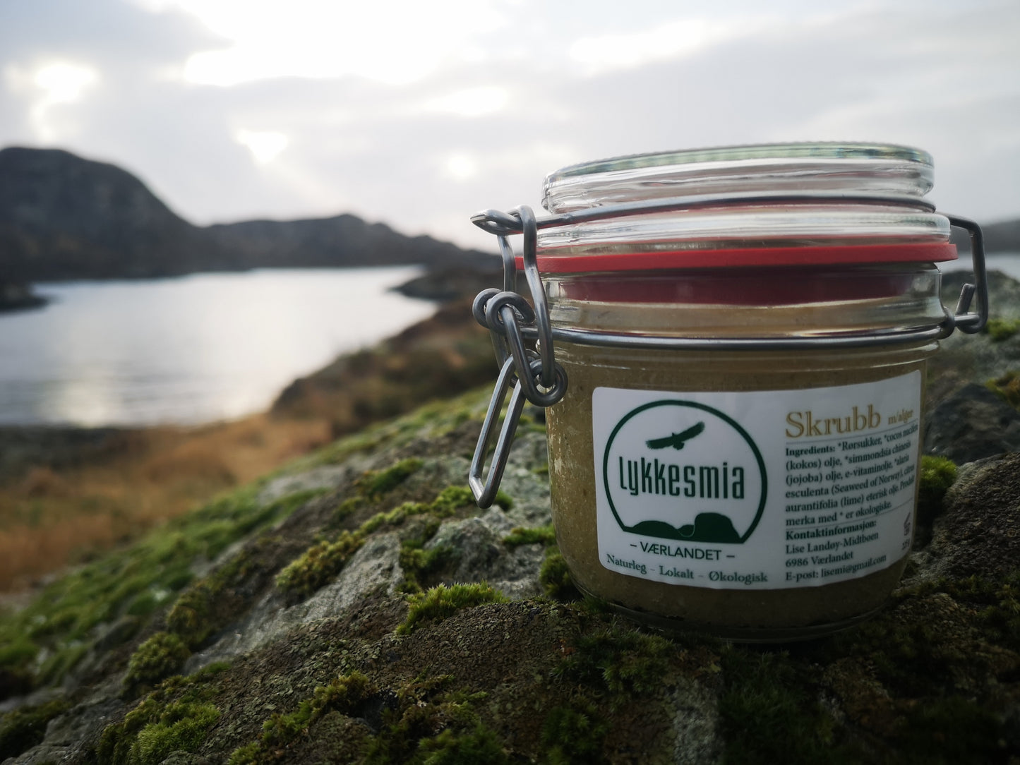 Kroppsskrubb med lime og tare, stor