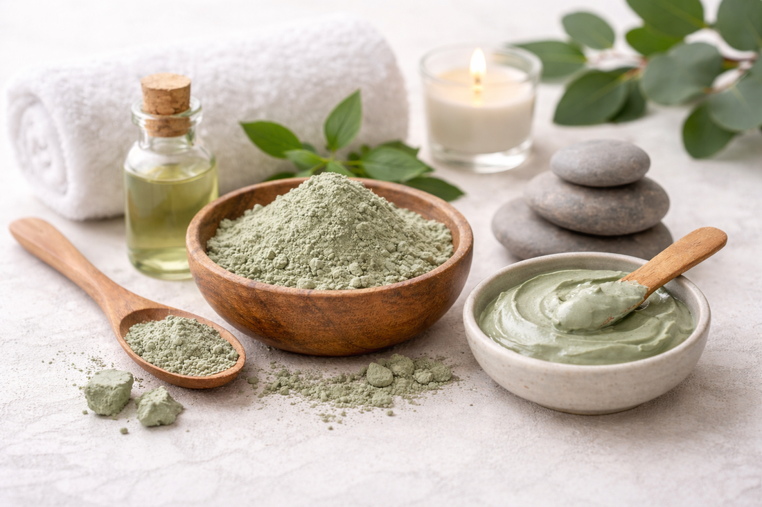 Grønn leire i hudpleie – balanserende omsorg for huden