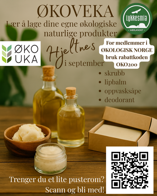 Naturlig hverdag - et praktisk kurs. ØKOVEKA Bergen - Campus Hjeltnes - 16. september