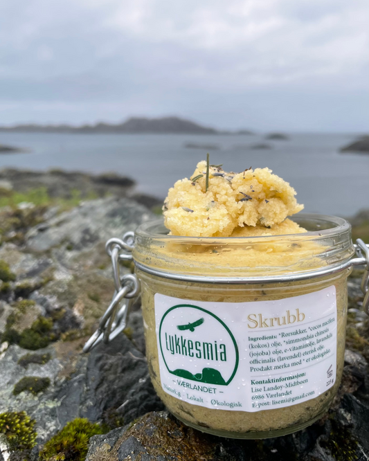 Kroppskrubb med lavendel, stor