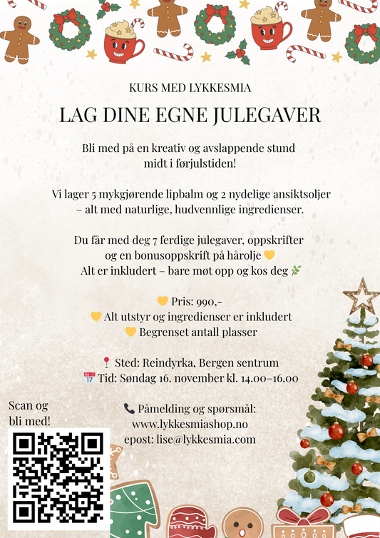 Lag dine egne julegaver - Reindyrka Bergen